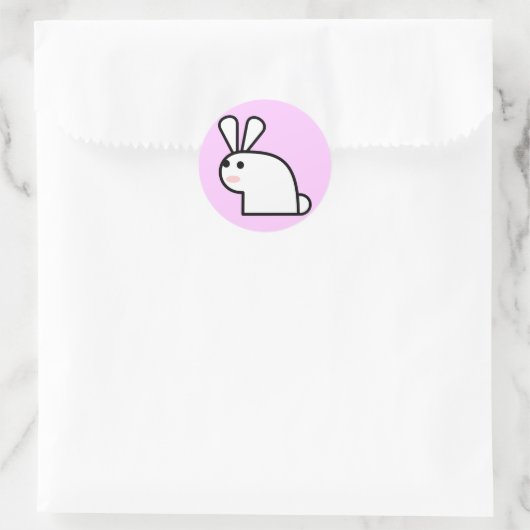 Mr White Wabbit Sticker (Tas)