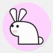 Mr White Wabbit Sticker (Voorkant)