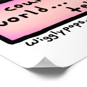 Mr Wigglypops I Love You Poster (Hoek)