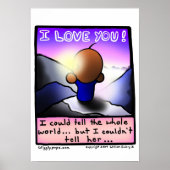 Mr Wigglypops I Love You Poster (Voorkant)