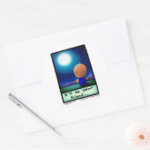 Mr. Wigglypops "Ik zal je vriend zijn" maanlicht Ronde Sticker (Envelop)