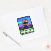 Mr Wigglypops "Wil je me naar huis brengen?" Ronde Sticker (Envelop)