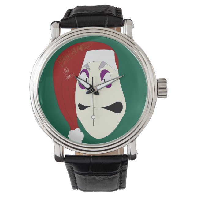 Mr. Williams Bah Humbug xmas Horloge (Voorkant)