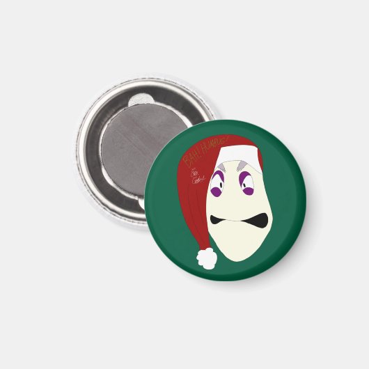 Mr. Williams Bah Humbug xmas Magneet (Voorkant / Achterkant)