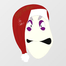 Mr. Williams Bah Humbug xmas Window Cling Raamsticker