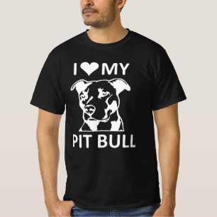 Mr Worldwide I Love Pitbull T-shirt