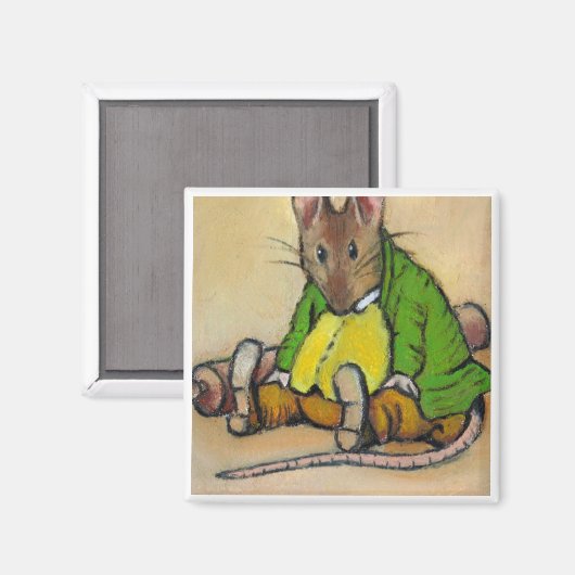 MR ZEEKWIKKELS, NA BEATRIX POTTER MAGNEET (Voorkant / Achterkant)
