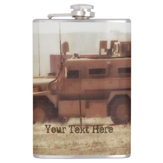 MRAP 8 oz kolf Heupfles (Voorkant)