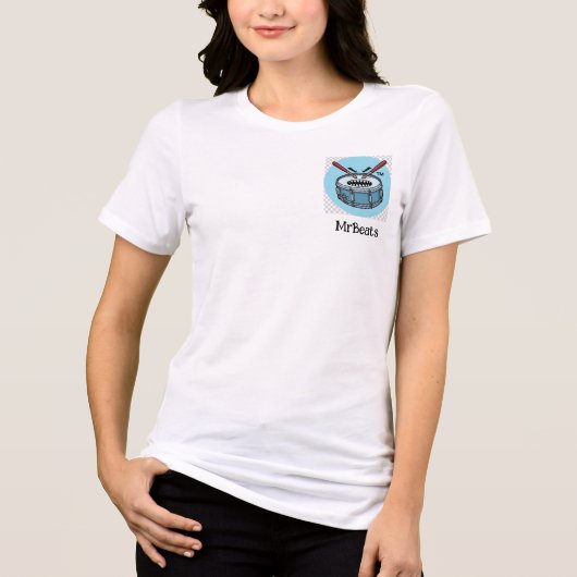 MrBeats als Oom Sam Tri-Blend Shirt (Voorkant)