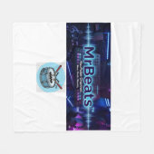 MrBeats Originele Muziek Uploads Deken! Fleece Deken (Voorkant (Horizontaal))