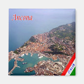 MRC026 ANCONA - Panorama - Marche - Italië - Fridg Magneet (Voorkant)