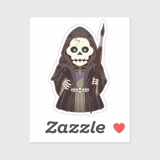 MrFrightful Avatar Custom-Cut Vinyl Sticker (Vel)