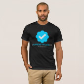 @MrGetFlee99 - Geverifieerd - zwart T-shirt (Voorkant volledig)