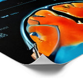 MRI hersenscan Poster (Hoek)