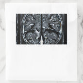 MRI hersenscan Rechthoekige Sticker (Tas)