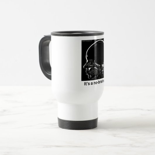 MRI: Het is een niet-hersenbreker! Reisbeker (Voorkant links)