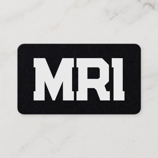 MRI Neurology Custom QR Visitekaartje (Voorkant)