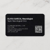 MRI Neurology Custom QR Visitekaartje (Achterkant)
