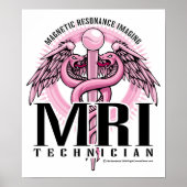 MRI Pink Caduceus Poster (Voorkant)