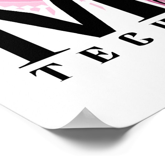 MRI Pink Caduceus Poster (Hoek)