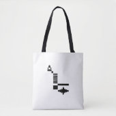 MRI Pulssequentie Tote Bag (Voorkant)