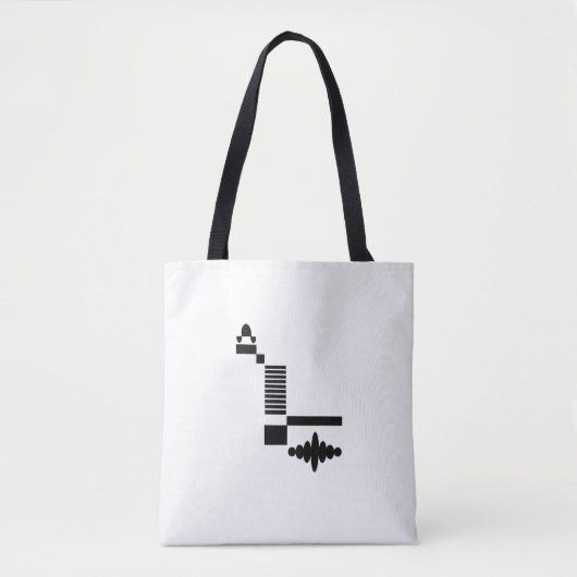 MRI Pulssequentie Tote Bag (Voorkant)