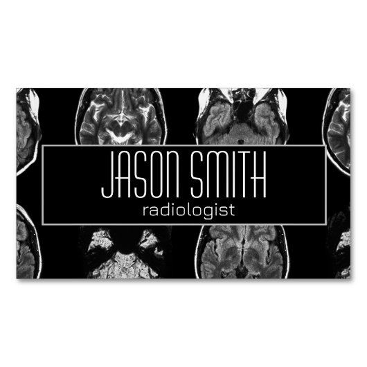 MRI-scan van Brain Magnetisch Visitekaartje (Voorkant)