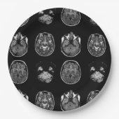 MRI-scan van Brain Papieren Bordje (Voorkant)