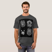 MRI-scan van Brain T-shirt (Voorkant volledig)