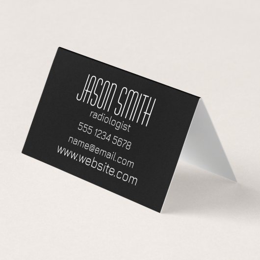 MRI-scan van Brain Visitekaartje (Achterkant)