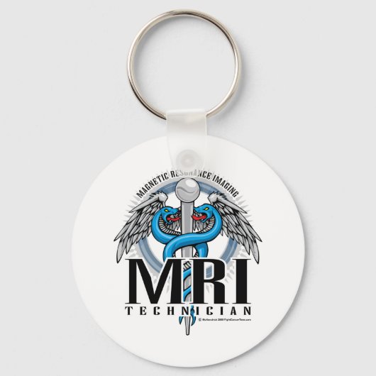 MRI Tech Caduceus Sleutelhanger (Voorkant)