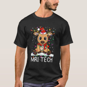 MRI Tech Kerstrendier Santa Claus Merry Xmas T-shirt