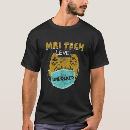 MRI Tech Level Unlocked Funny New MRI Technicia G T-shirt (Voorkant)