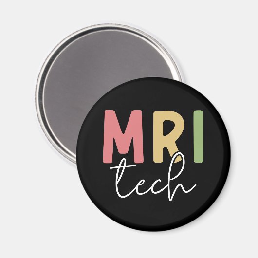 MRI Tech | MRI Technologist Gifts Magneet (Voorkant / Achterkant)