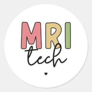 MRI Tech MRI Technologist Gifts Ronde Sticker