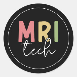 MRI Tech | MRI Technologist Gifts Ronde Sticker