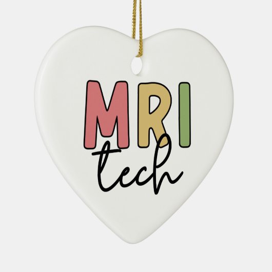 MRI Tech | MRI Technoloog Radiology Technicus Keramisch Ornament (Rechts)
