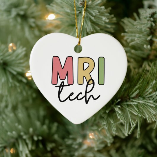 MRI Tech | MRI Technoloog Radiology Technicus Keramisch Ornament (Boom)