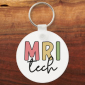 MRI Tech | MRI Technoloog Radiology Technicus Sleutelhanger (Voorkant)