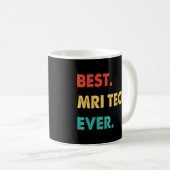 Mri Tech Professional Retro Best Mri Tech Ever Koffiemok (Voorkant rechts)