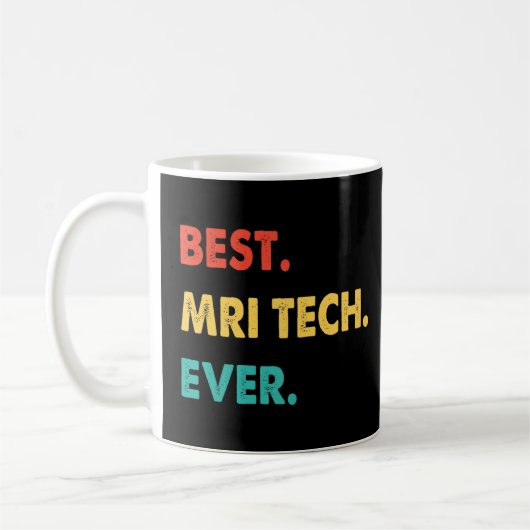 Mri Tech Professional Retro Best Mri Tech Ever Koffiemok (Links)