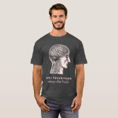 MRI-technici: Altijd helder in de hoogte: brein sc T-shirt (Voorkant volledig)