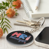 MRI Technologist Acrylic Keychain, Double Sided Sleutelhanger (Voorkant Rechts)