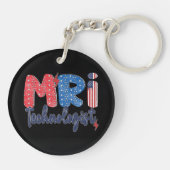 MRI Technologist Acrylic Keychain, Double Sided Sleutelhanger (Achterkant)