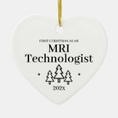 MRI Technoloog eerste kerstverpleegkundige Keramisch Ornament (Voorkant)
