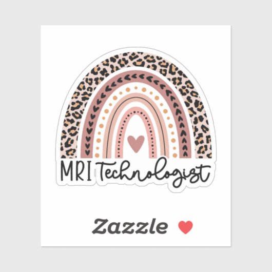 MRI Technoloog, MRI Tech Gift, Gift voor MRI Tech Sticker (Vel)