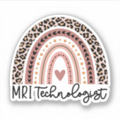 MRI Technoloog, MRI Tech Gift, Gift voor MRI Tech Sticker (Voorkant)