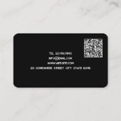 MRI-tomografie QR Visitekaartje (Achterkant)