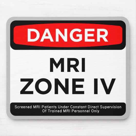 MRI Zone 4 Mousepad Muismat (Voorkant)