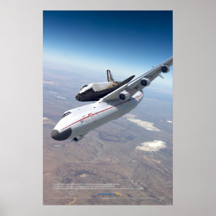 Mriya & Buran: Poster van Sovjet-luchtvaarttriomf